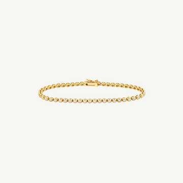 Bezel Set Diamond Tennis Bracelet