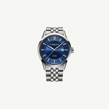 Freelancer Men's Classic Blue Automatic Date Watch, 42mm