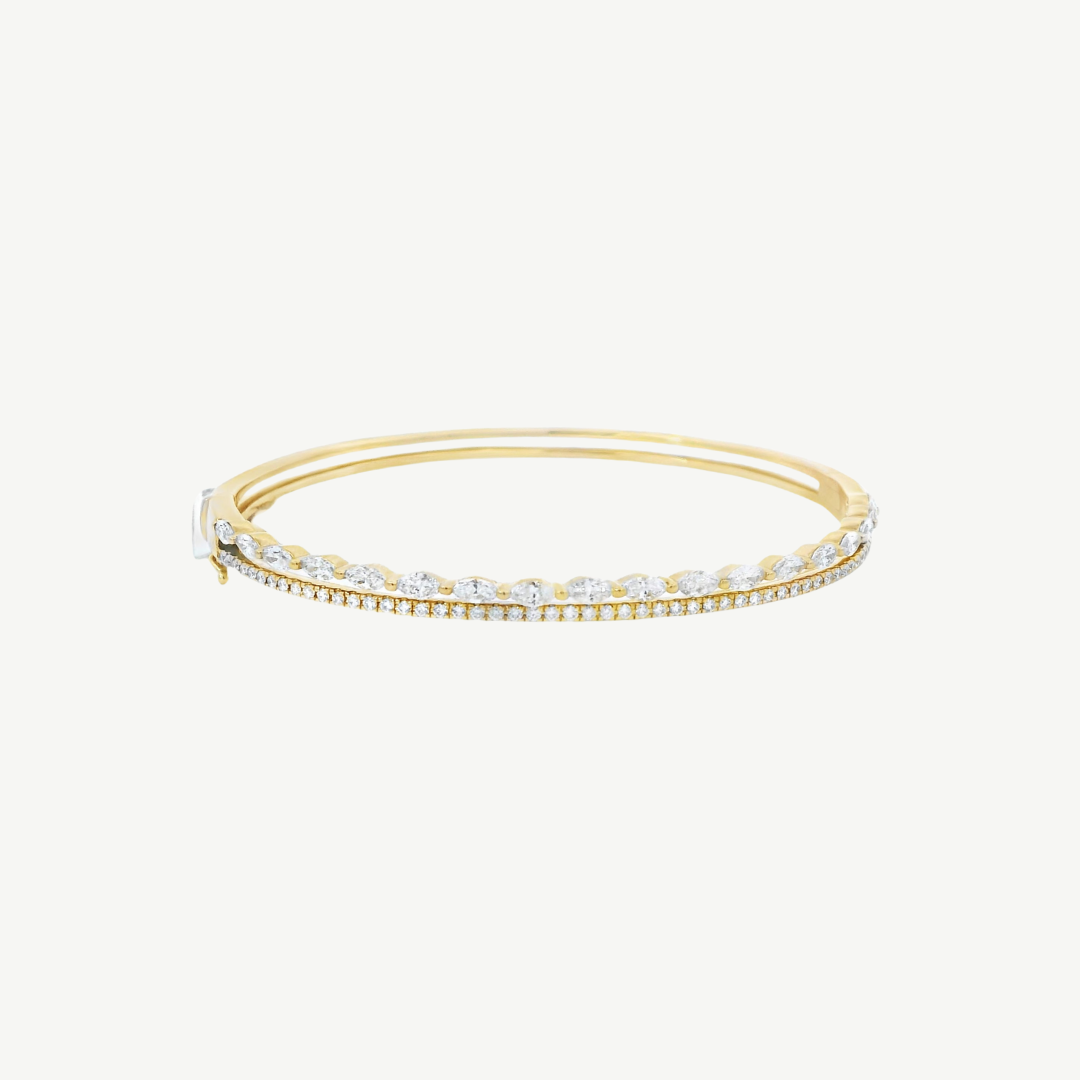 2 Row Diamond Bracelet