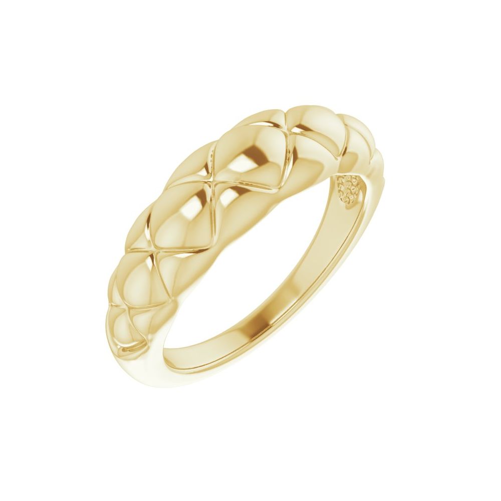 Quilted Dome Ring