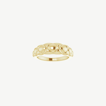 Quilted Dome Ring