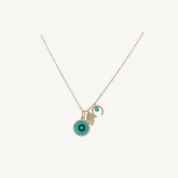 Triple Charm Necklace
