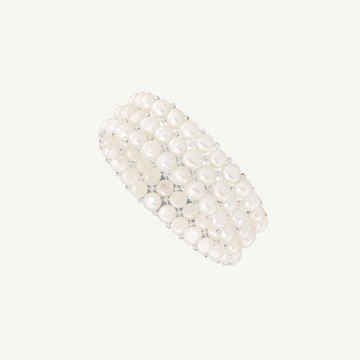 Freshwater Cultured Pearl 3-row Stretch Bracelet
