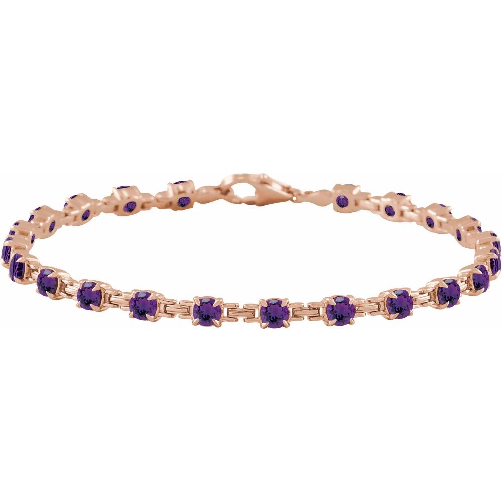 purple amethyst bracelet