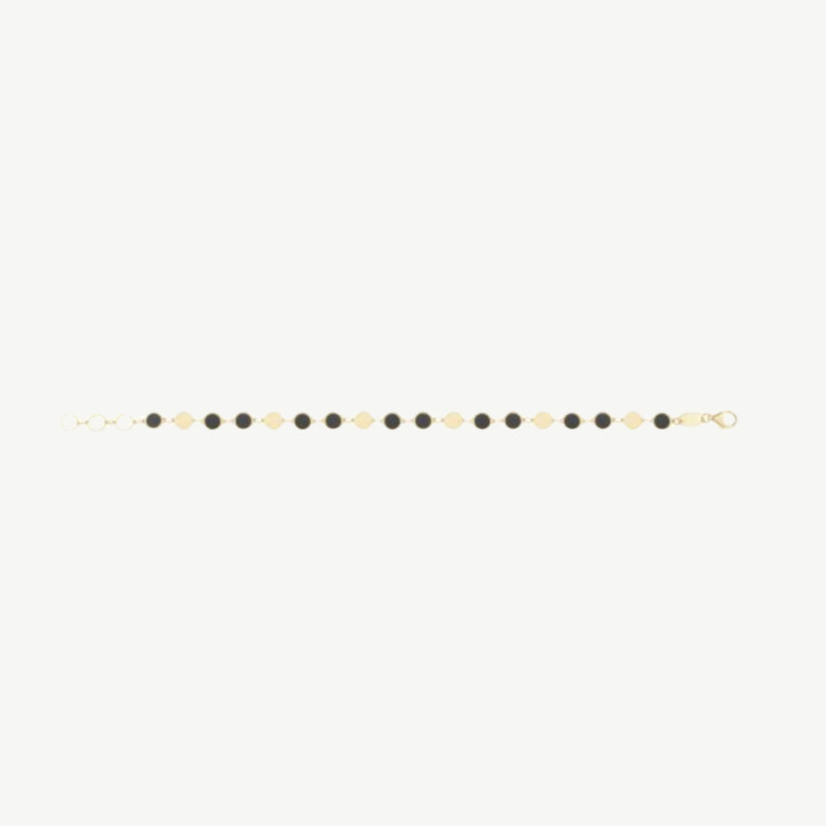 Onyx Geometric Mirror Bracelet