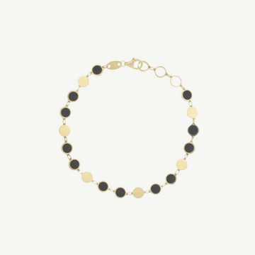 Onyx Geometric Mirror Bracelet