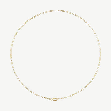Paperclip Style Chain Necklace