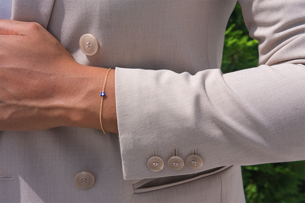 Flower Sapphire Bracelet