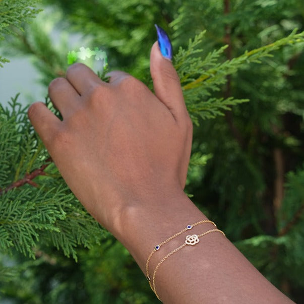 Sapphire Station Bracelet