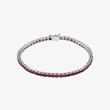 Ruby Tennis Bracelet