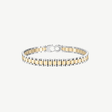 Two-tone Railroad Bracelet