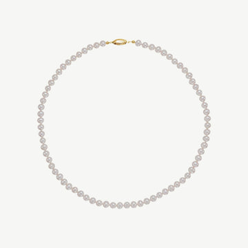 Gold Pearl Necklace