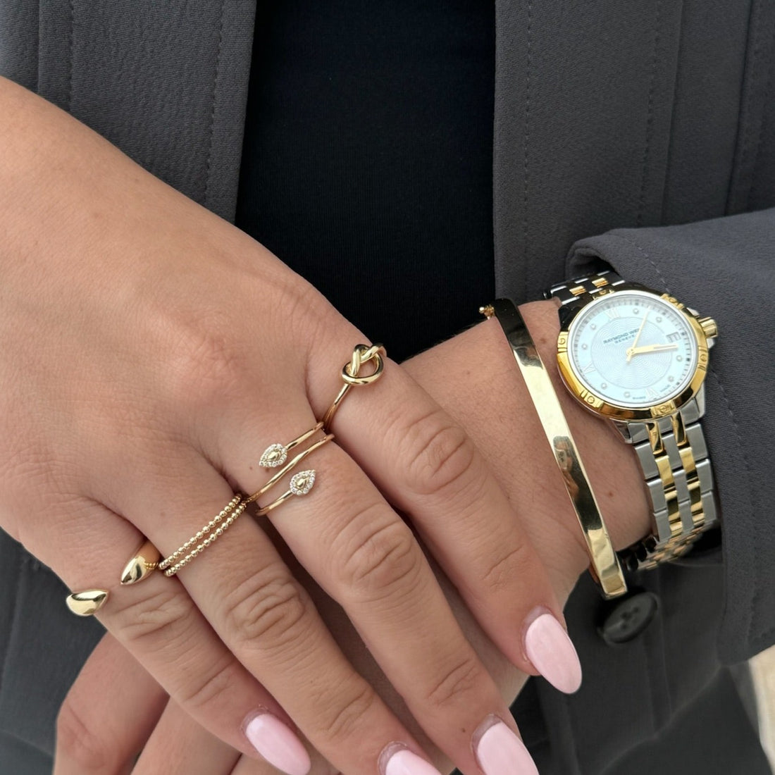 Organic Love Knot Ring