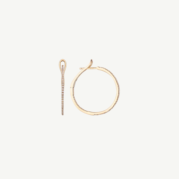 Diamond Hoop Earrings - .24cts