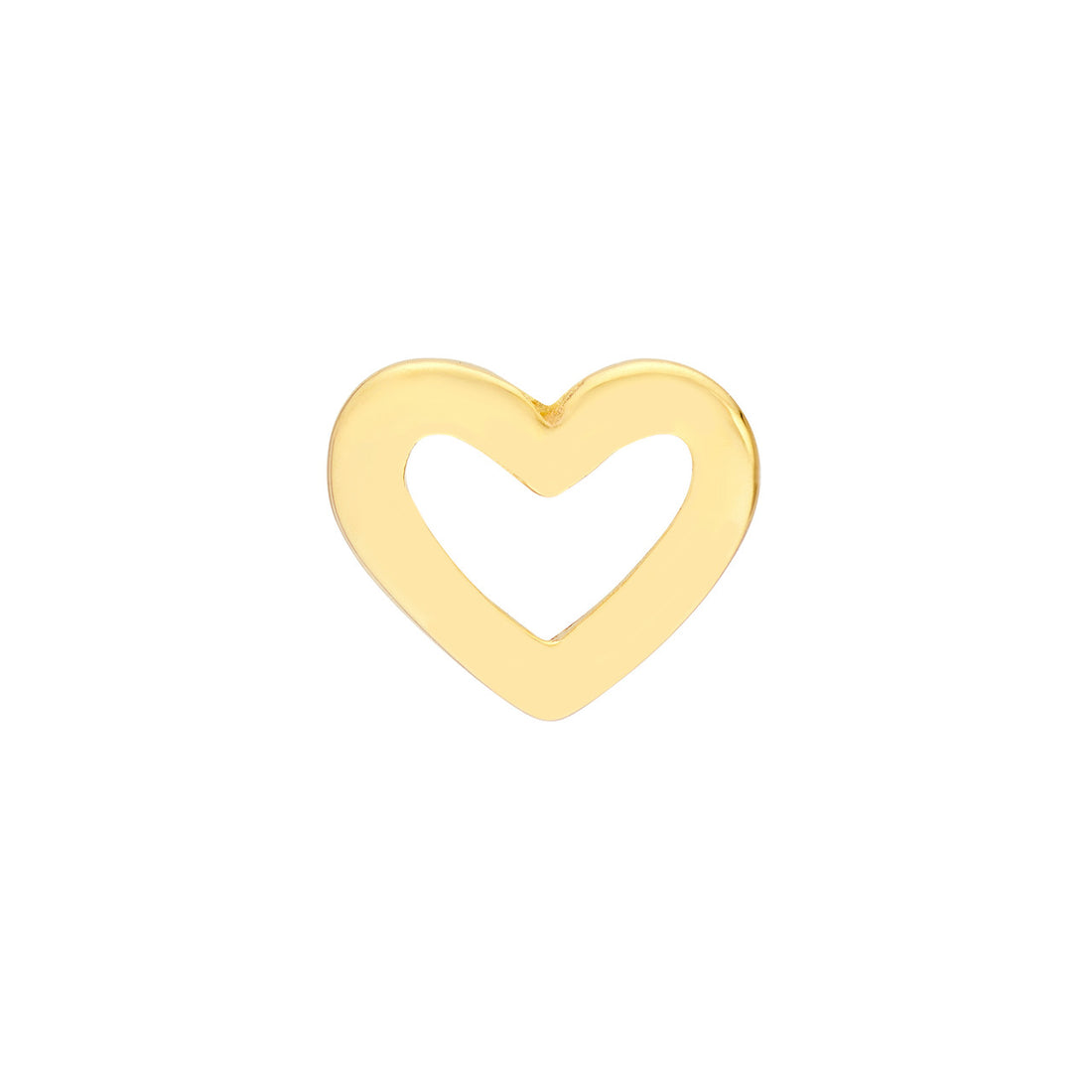 Cut Out Heart Shaped Stud Earrings