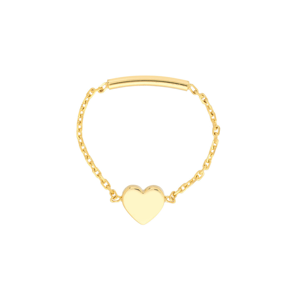 Mini Heart Ring on Chain