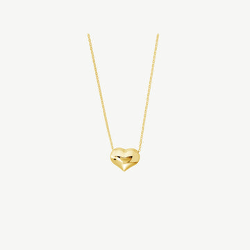 Puffy Heart Adjustable Necklace