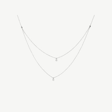 Diamond Drops Necklace