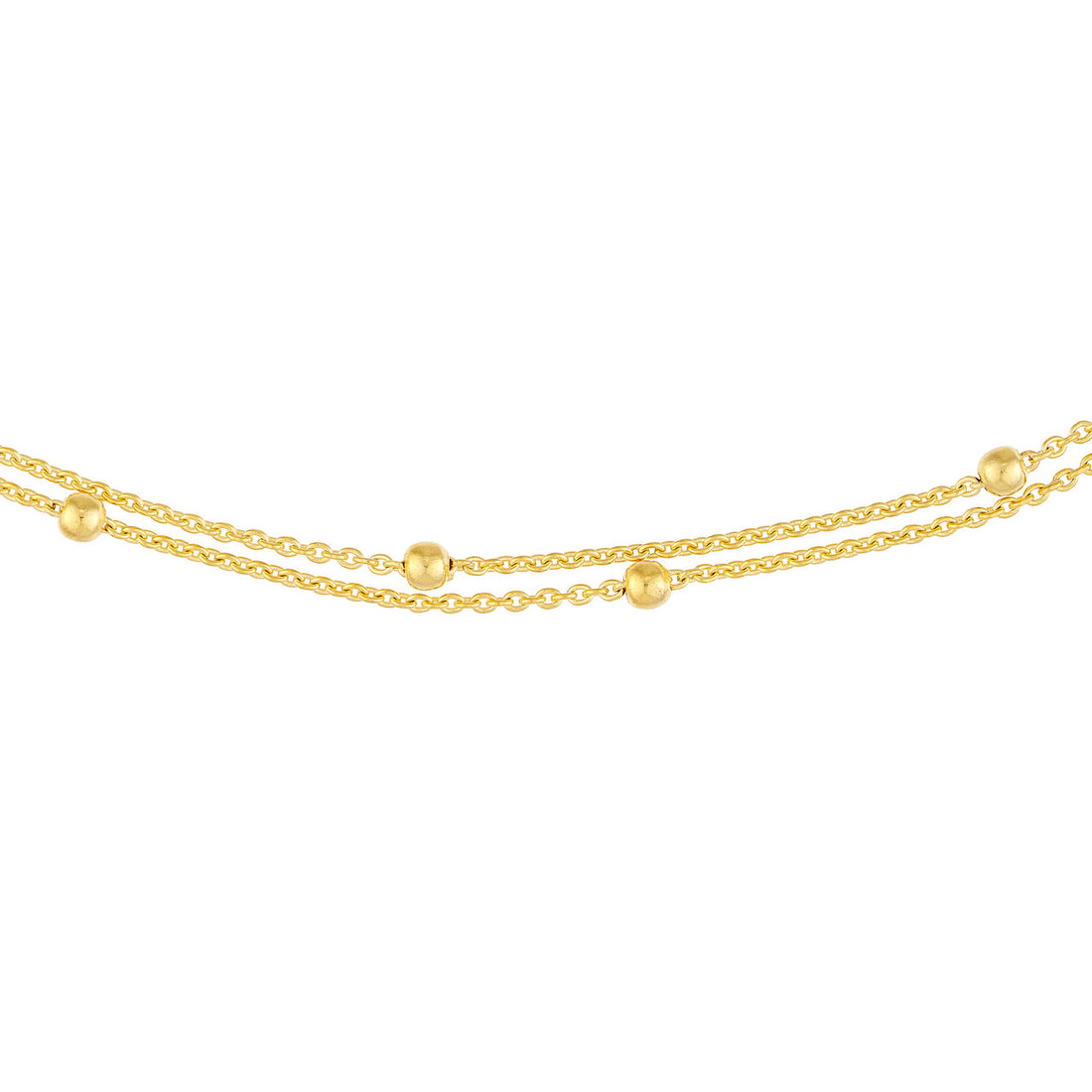 Bead Stations Double Chain Choker
