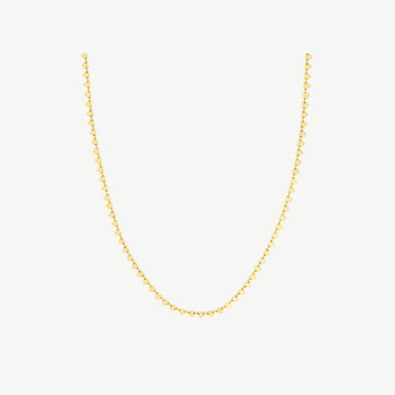Side by Side Heart Station Necklace