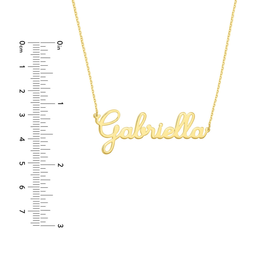 Cursive Nameplate Necklace