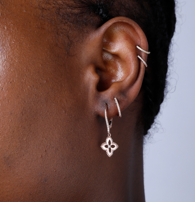 Beaded Flower Dangle