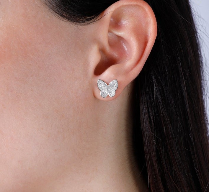 Butterfly Diamond Studs