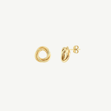 Open Love Knot Stud Earring