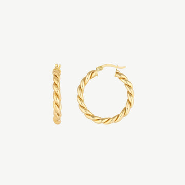 Braided Hoop Earrings