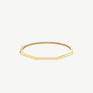 Geometric Octagon Bangle Bracelet