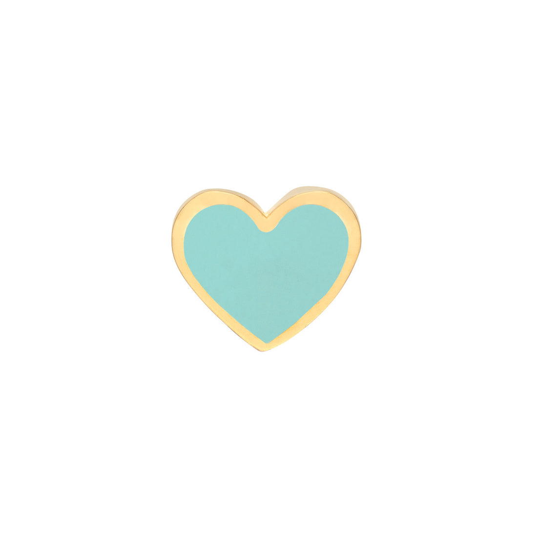 Colored Enamel Heart Studs