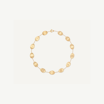 Lunaria Gold Petal Single Strand Necklace