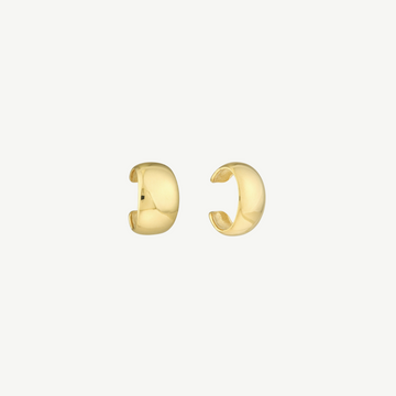 Wide High Polished Earring Cuff