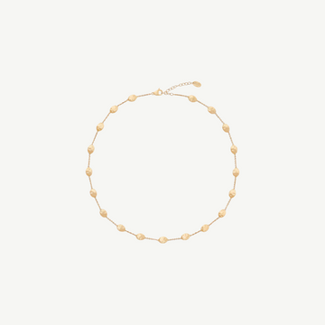 Siviglia Gold Medium Bean Adjustable Necklace