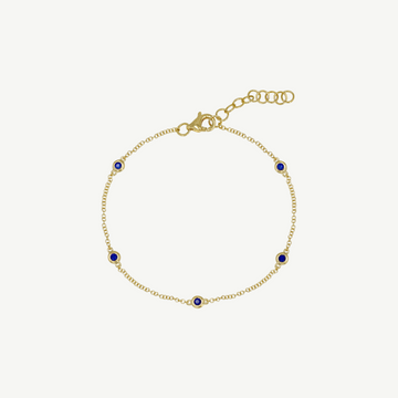 Sapphire Station Bracelet