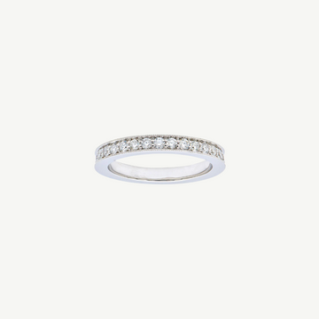 Round Cut Wedding Band