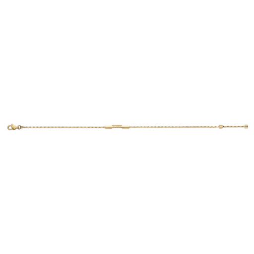 top down view of the unclasped Gucci Link to Love Bracelet