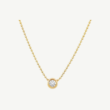 Beaded Diamond Necklace
