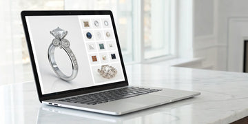 Designing your own ring online with a free tool that requires no sign up.