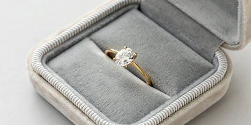 A diamond engagement ring, the first step to finding a matching wedding band.
