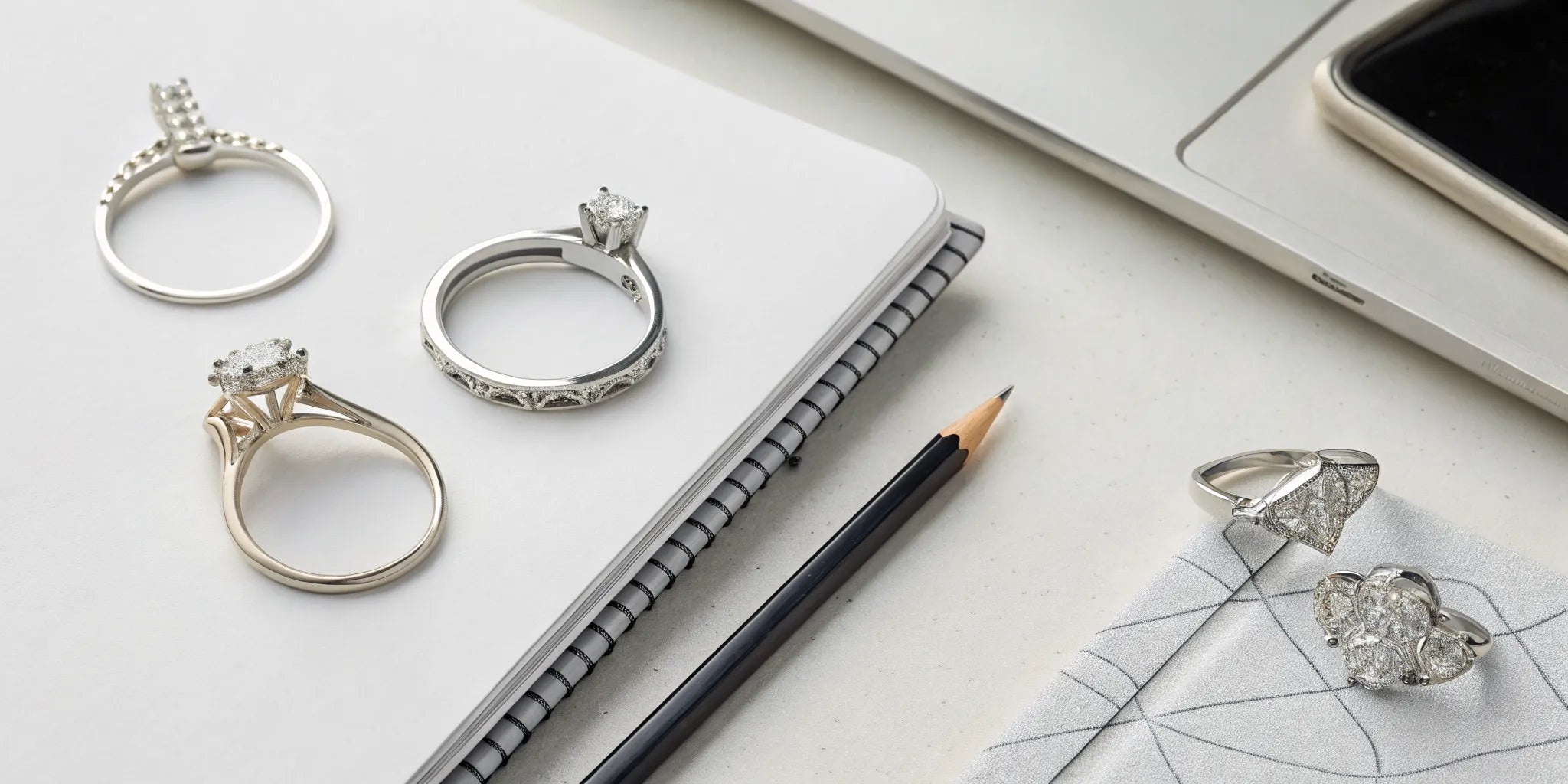 Create Engagement Rings How to custom design an engagement ring with jeweler's sketches and a ...