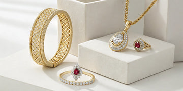 Roberto Coin's special Italian jewelry in gold and diamonds, with the signature hidden ruby.
