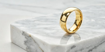 A Roberto Coin gold ring that exemplifies fine Italian craftsmanship.