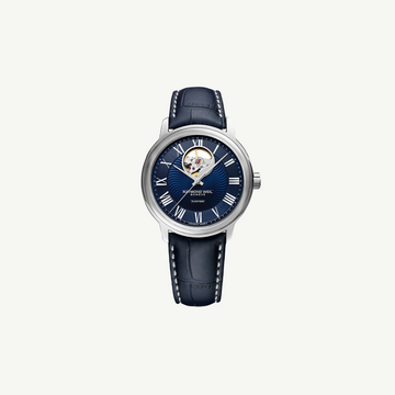 Raymond Weil 39mm Automatic Blue Leather Watch