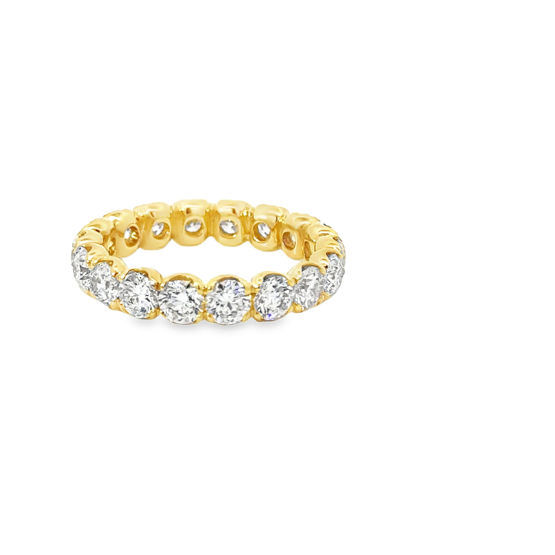 18K Yellow Gold Diamond Eternity Band