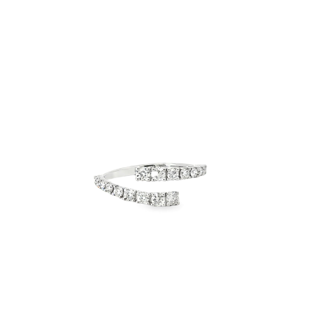 Diamond Bypass Ring