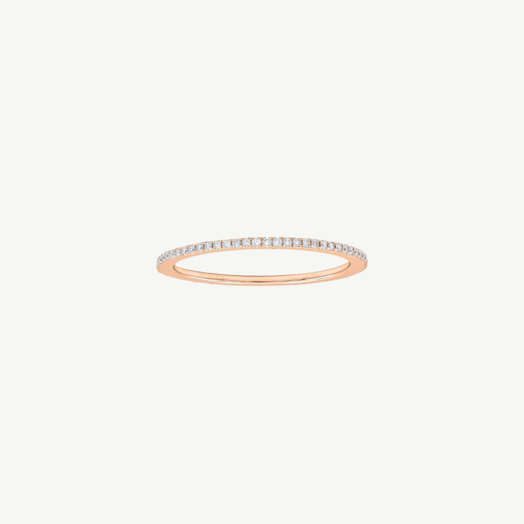 Round Cut Wedding Band 0.15 Ctw