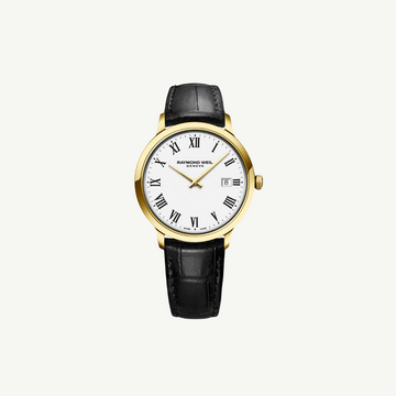 Raymond Weil Toccata White Roman Dial 39mm Watch