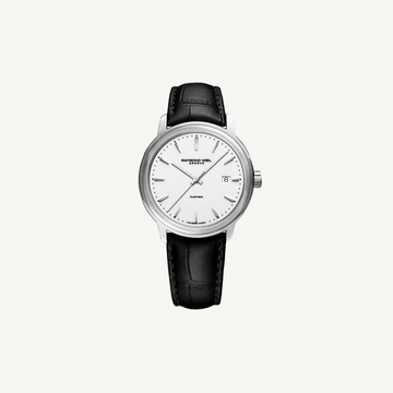 Raymond Weil 39.5mm Men's White Dial Automatic Watch