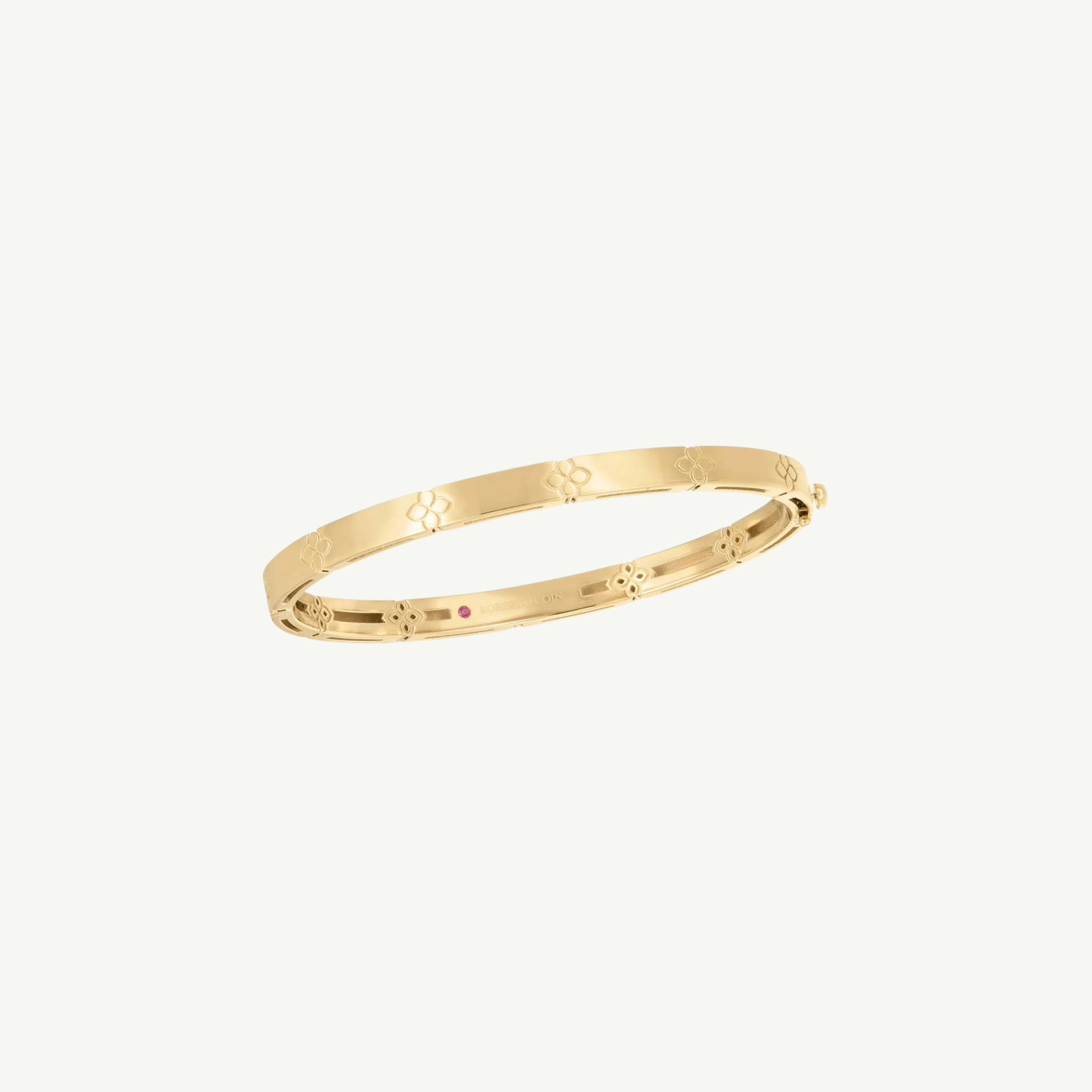 Gold Love In Verona Narrow Width Bangle